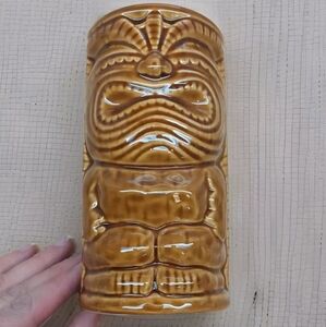 KC Hawaiian Happy Tiki Tumbler Germains Luau Hawaii 2010